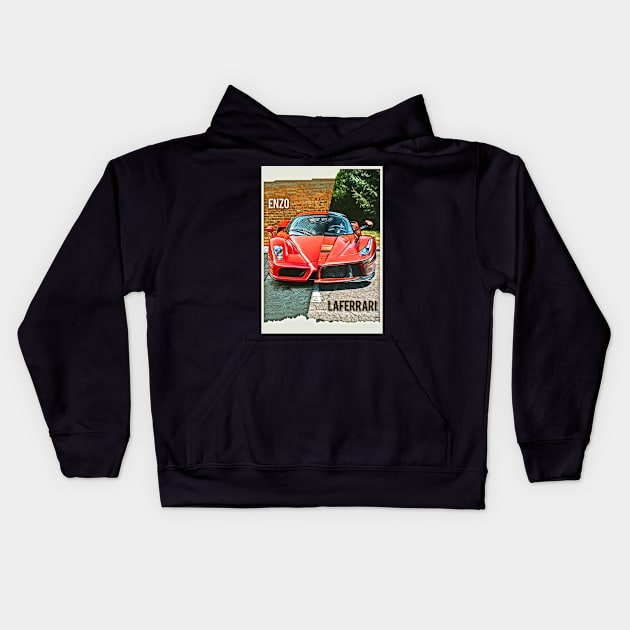 Evolution Ferrari Kids Hoodie by d1a2n3i4l5